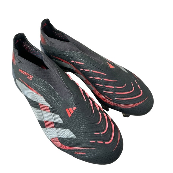 Adidas Predator Pro FT FG Junior Boys Soccer Cleats Black Red Size US 6/EU 38.5. - Picture 2 of 16